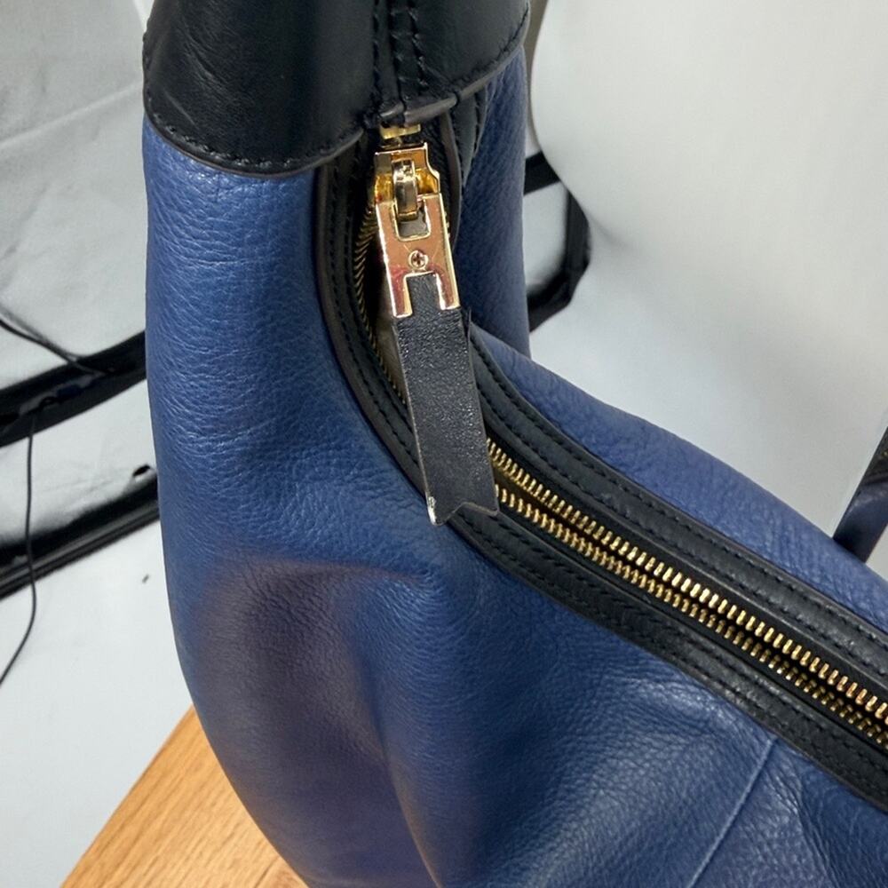 India Hicks Navy Isabella Hobo Bag - Picture 8 of 15